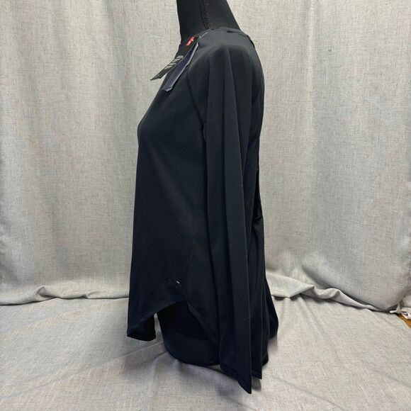 Under Armour Women’s Pindot Open Back Long Sleeve Shirt Long Hem Size XS NWT - Picture 2 of 11